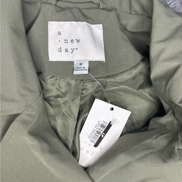 a new day Olive Double-Breasted Trench Coat - Picture 5 of 7